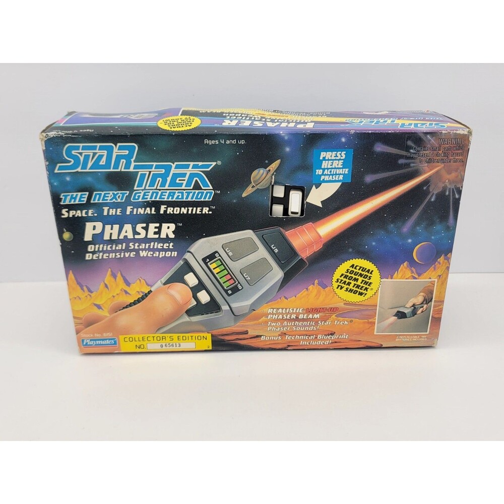Vintage Star Trek The Next Generation Phaser Collector's Edition